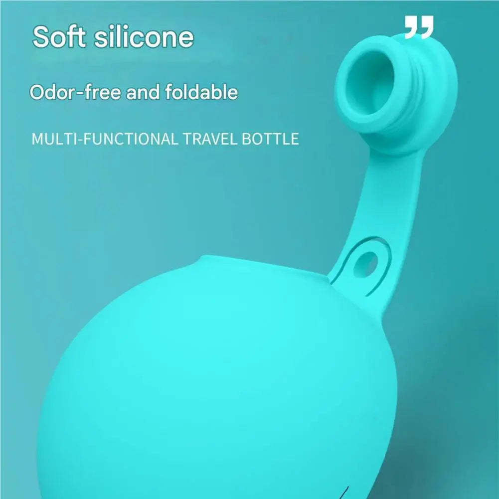 Travel Dog Water Container Portable Dog Water Bottle with Foldable Silicone Bowl Leak-Proof Stainless Steel Pet for Travel