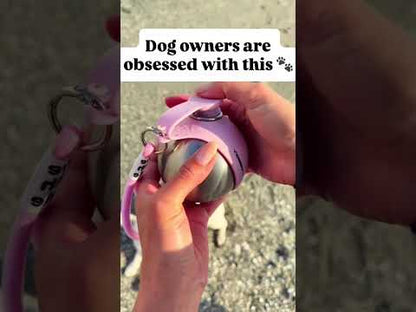 "The Ultimate All-in-One Bottle for Your Daily Walks.                   "No more messy water bowls or heavy bags. Keep your pup hydrated and happy in seconds."